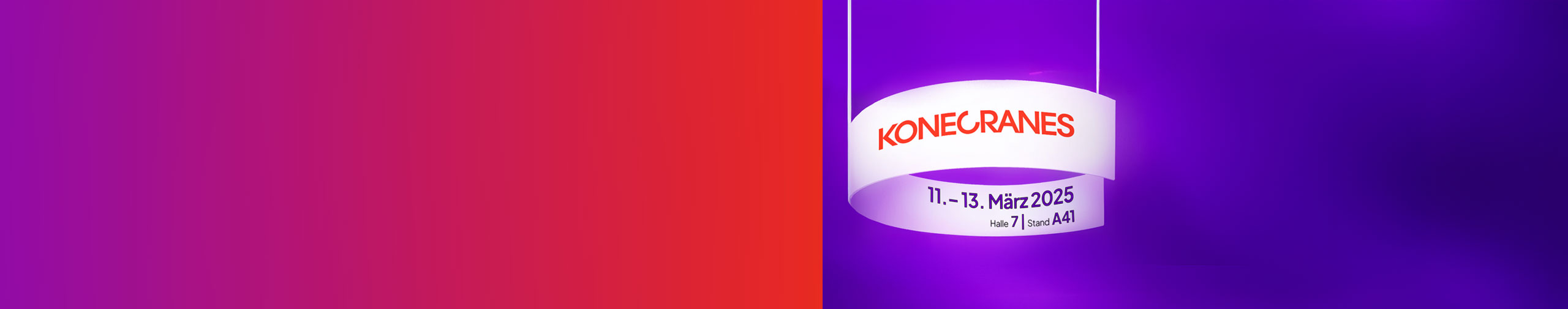 Konecranes auf der LogiMAT 2025. 11. - 13. März 2025, Halle 7, Stand 41.